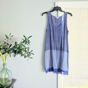 ⭐Joie Blue Layered Lace Slip Dress Small⭐